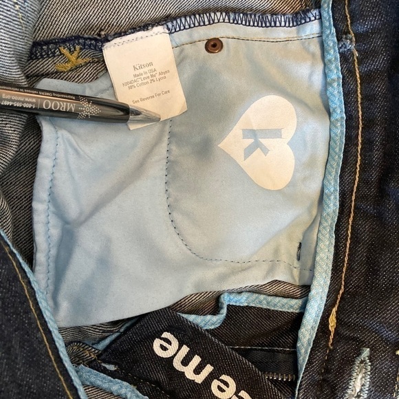 𝅺kitson "Love Me" Abyss Med Wash Jeans - 28" - Picture 15 of 15